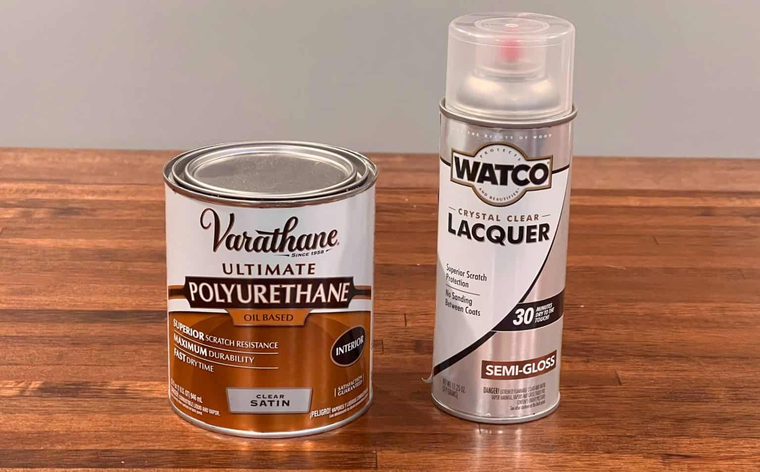 Lacquer Or Polyurethane For Table Top Choosing The Best Finish