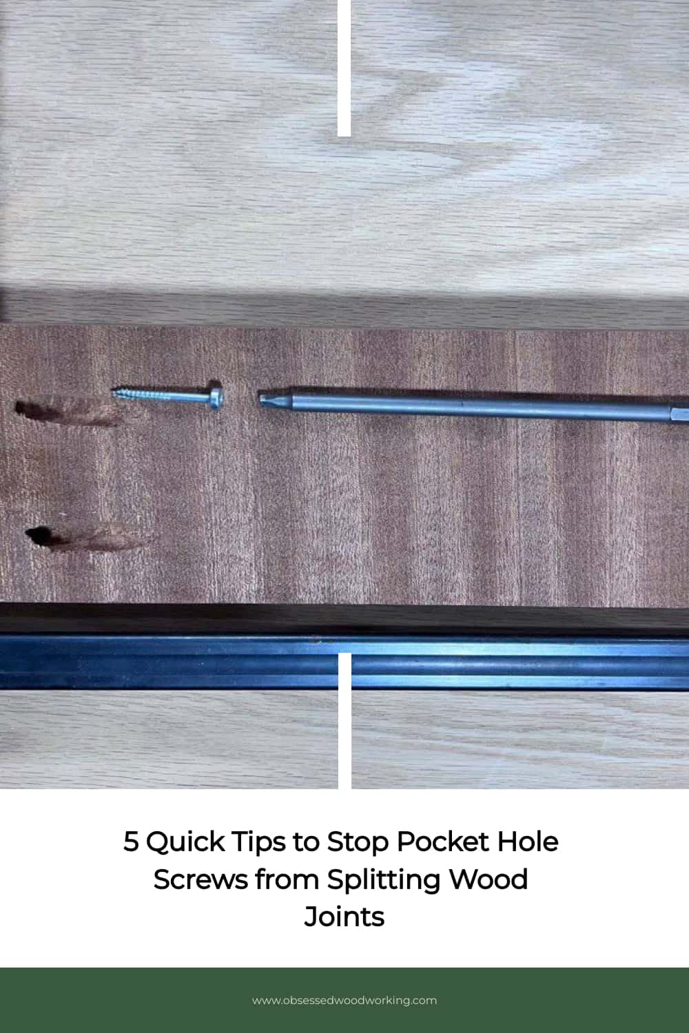 5 Quick Tips To Stop Pocket Hole Screws From Splitting Wood Joints