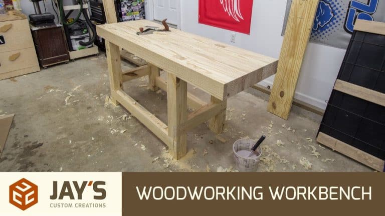 Solid Woodworking Workbench on a Budget
