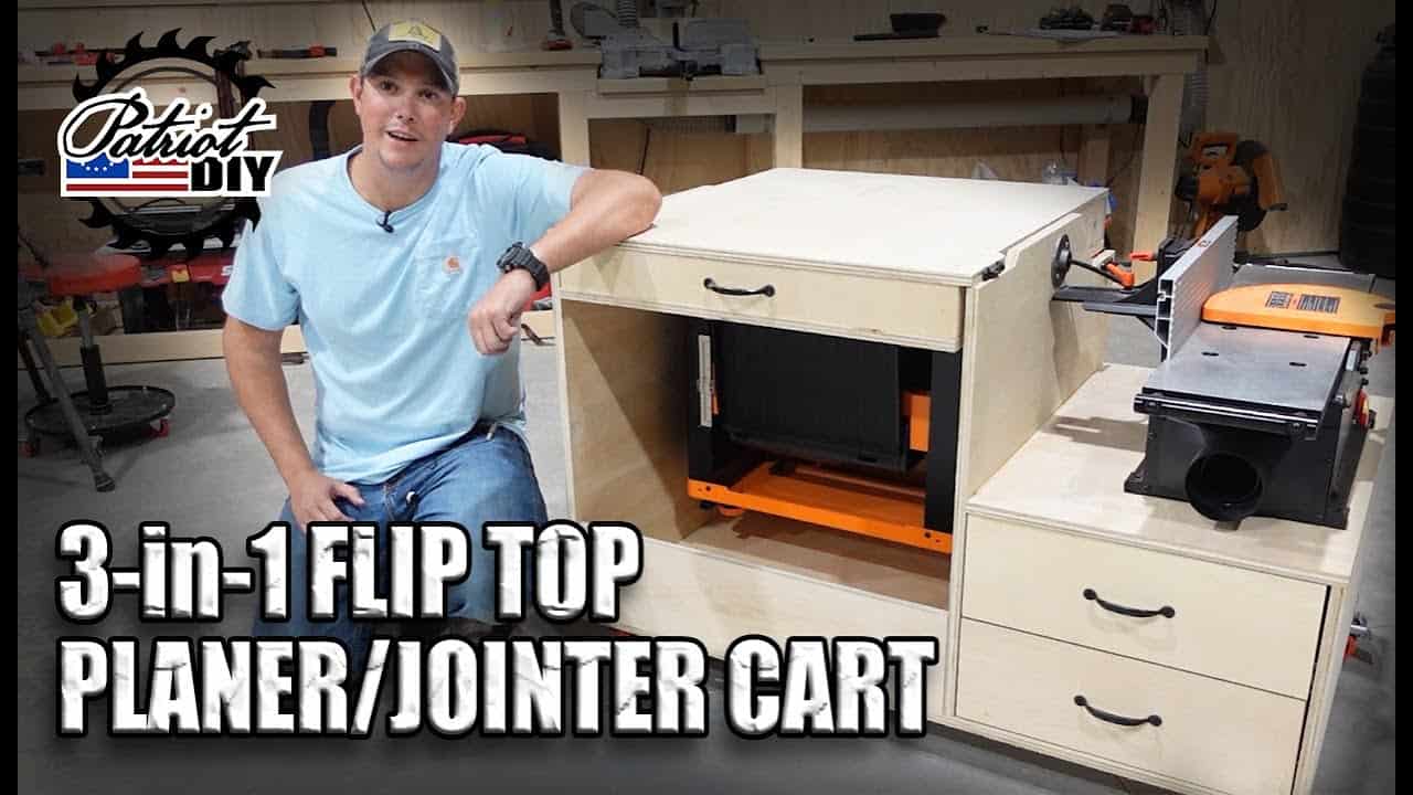3in1 Planer / Jointer Flip Top Tool Cart