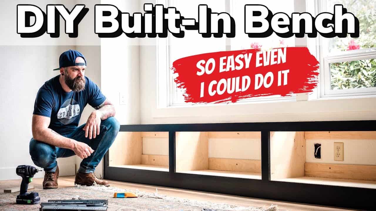 How To Build A DIY BuiltIn Window Bench