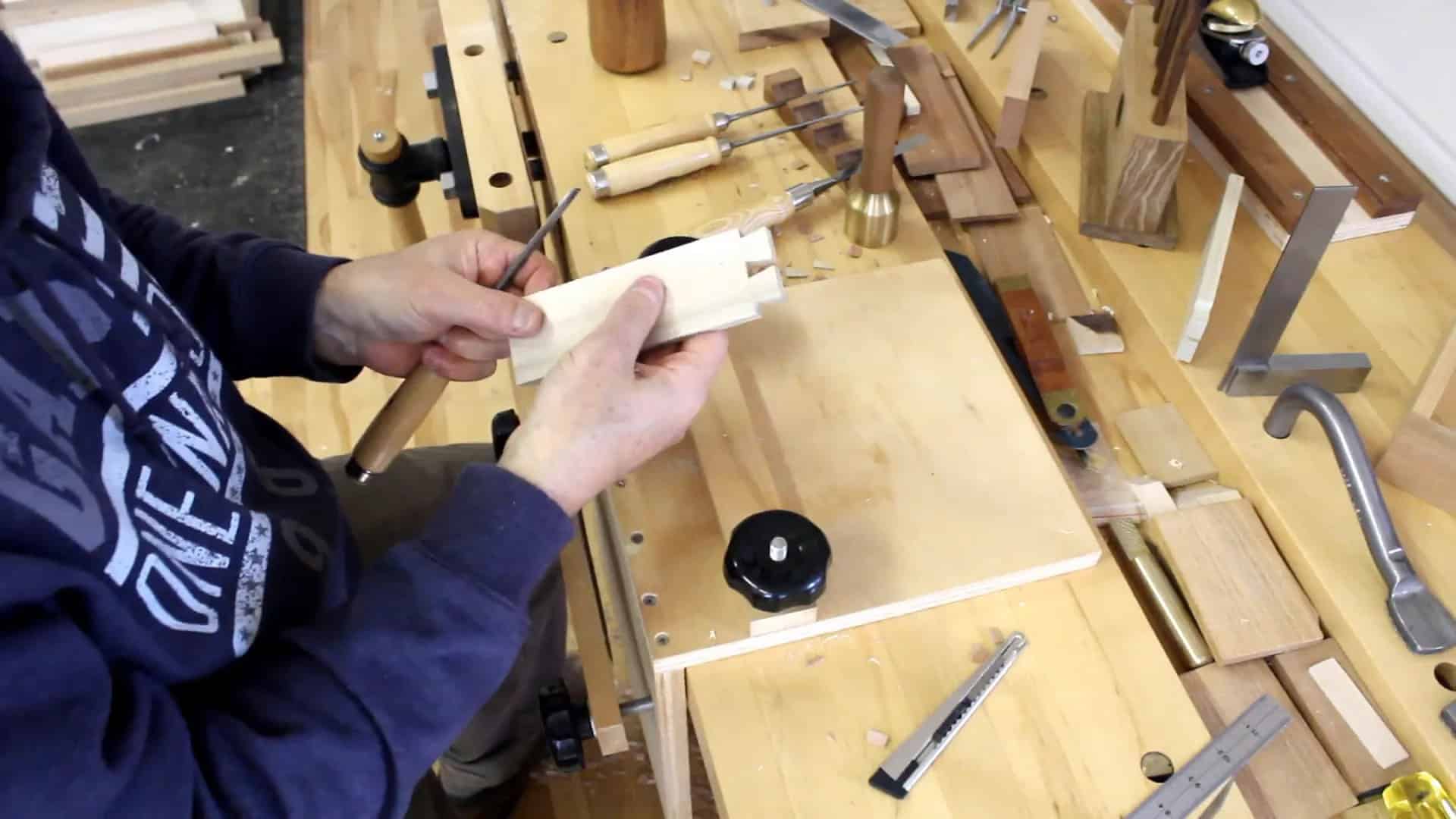 Marking the opposite side of the pin board