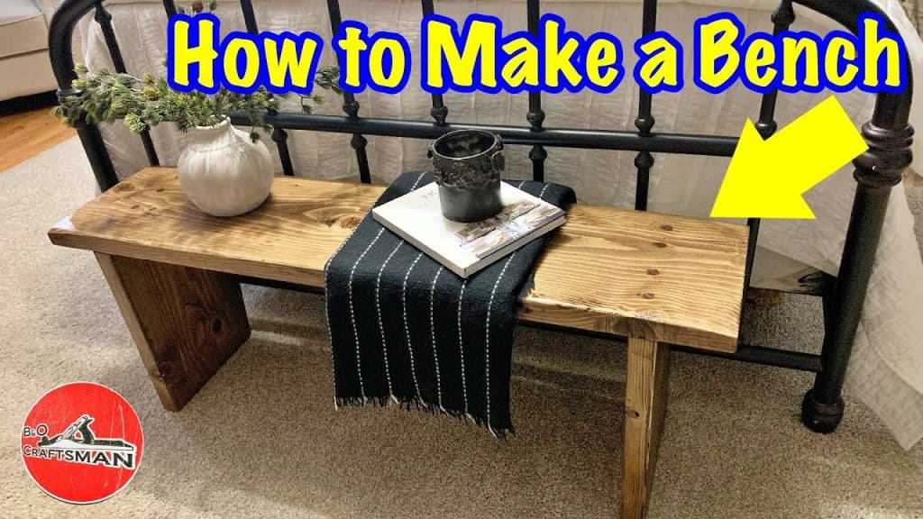 Make A Basic Wooden Bench