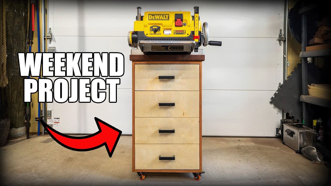 Building a Planer Cart: A Weekend Project