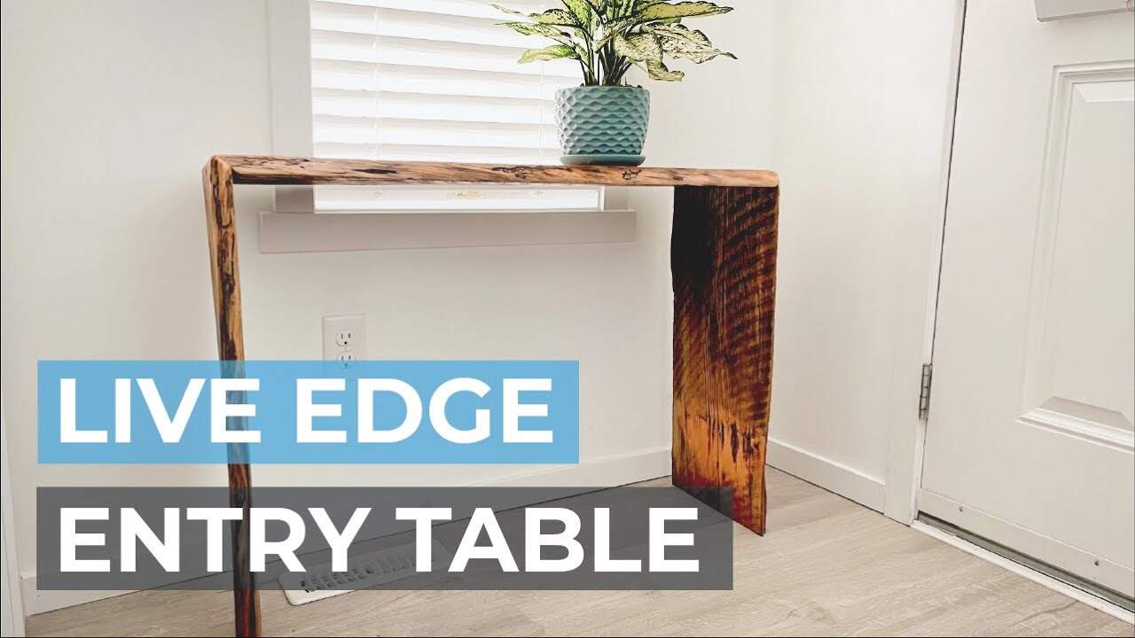 Build a Rustic Entryway Table