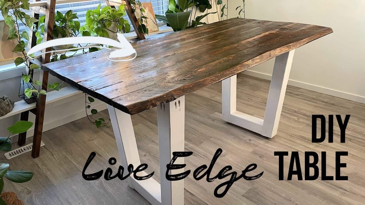Turning Barn Wood into a Stunning Live Edge Table