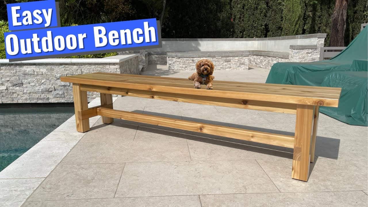 Sturdy Outdoor Benches to Match Your Patio Table