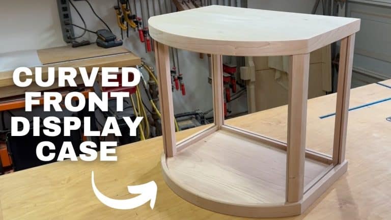 How to Make a Curved Cherry Display Case