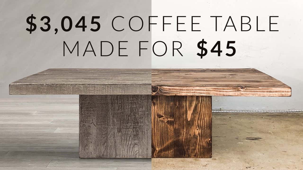 How to Build a Stunning Coffee Table
