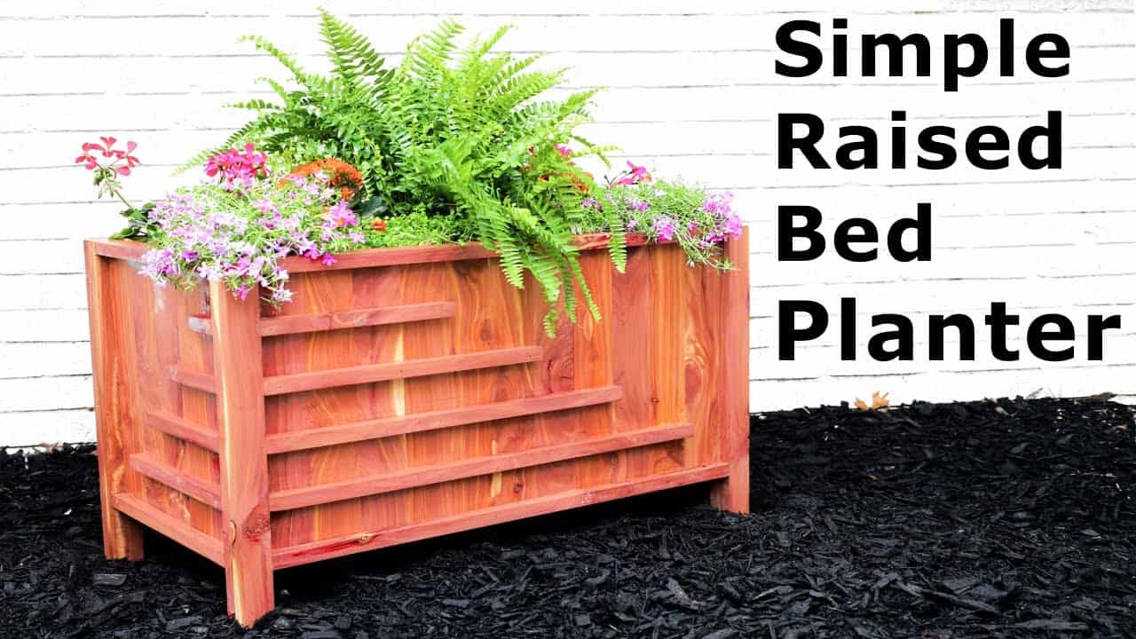 Simple Raised Bed Planter Box