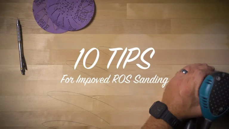 10 Tips for Better Results with a Random Orbital Sander