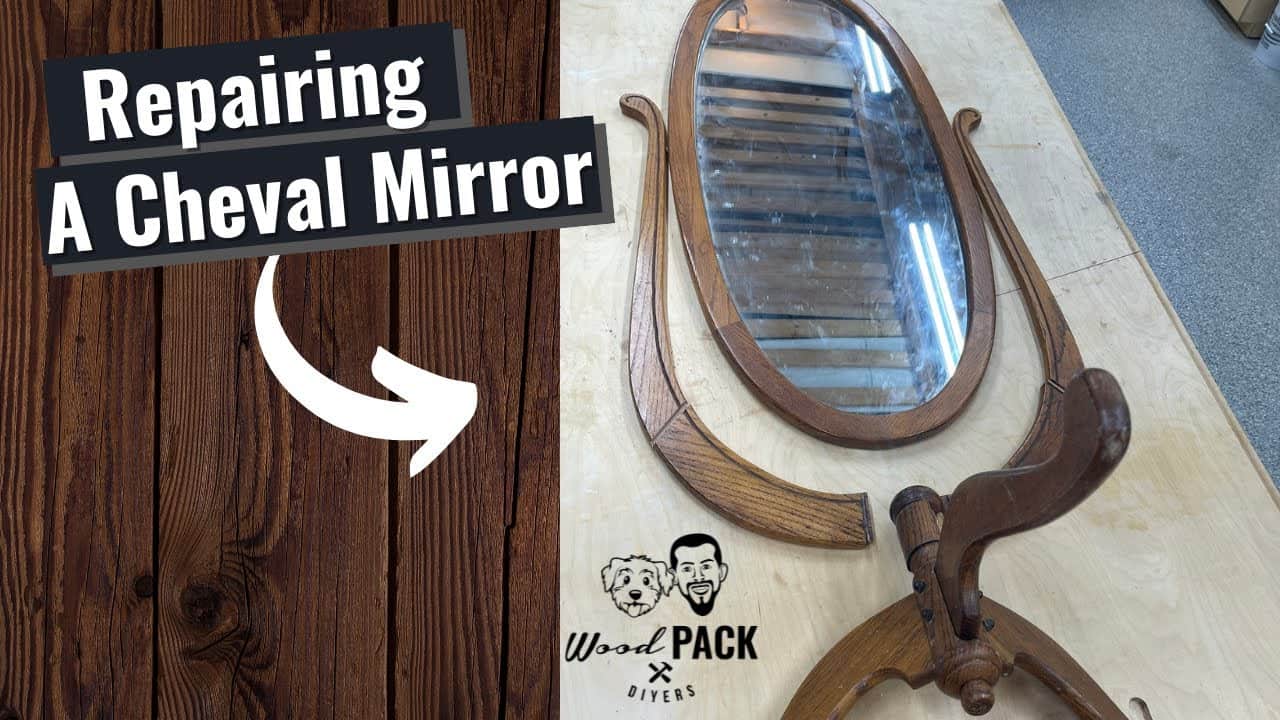 Modern Restoration of a Standing Mirror