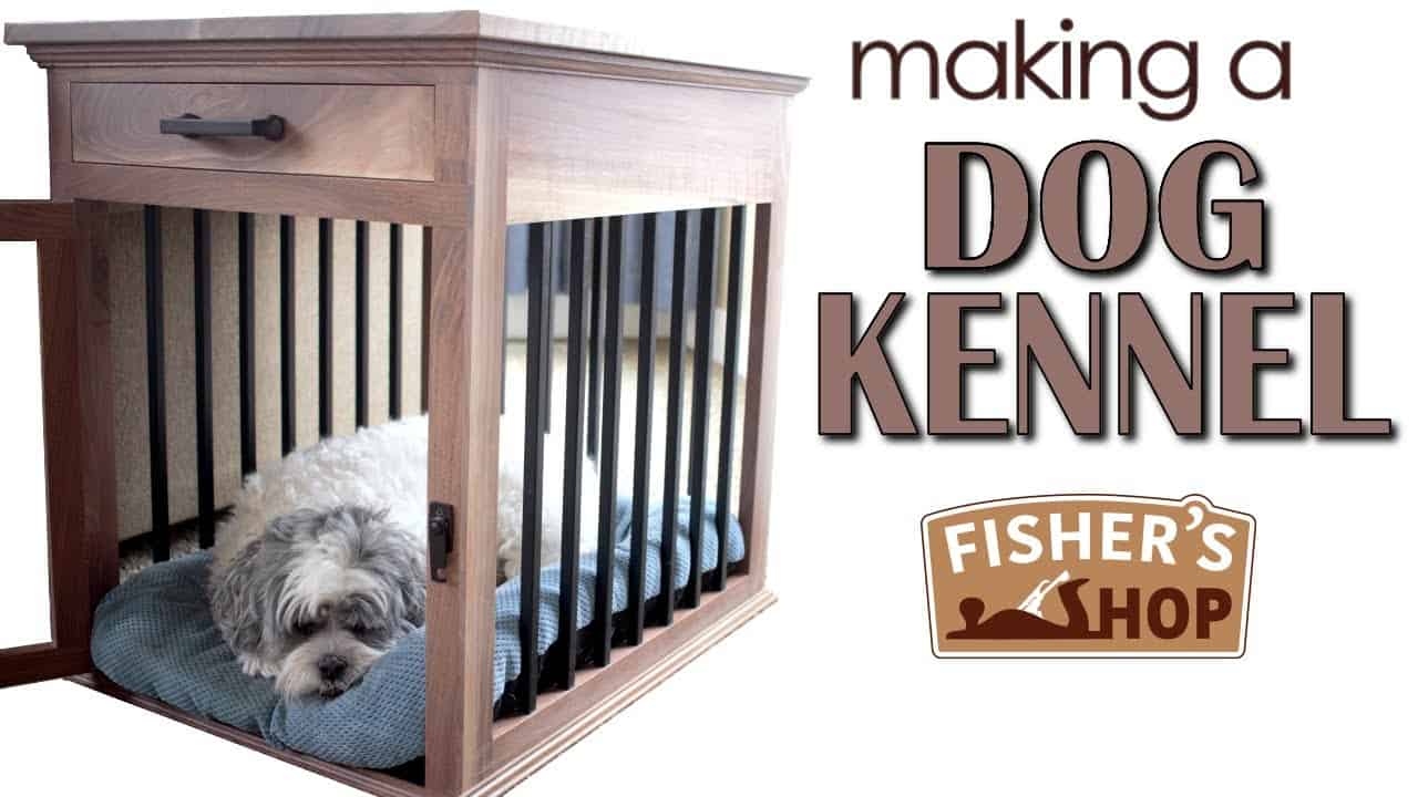 Stylish Dog Kennel That Doubles as an End Table