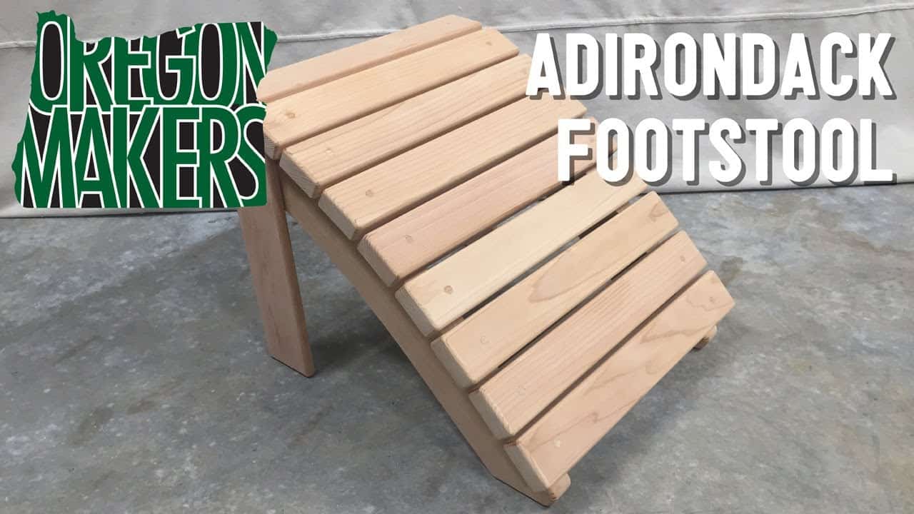 Building a Sturdy Adirondack Footstool