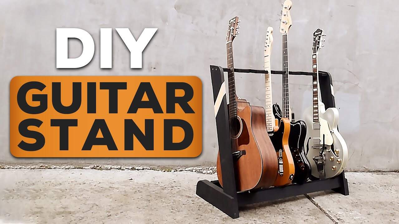 DIY Cheap & Easy Guitar Stand