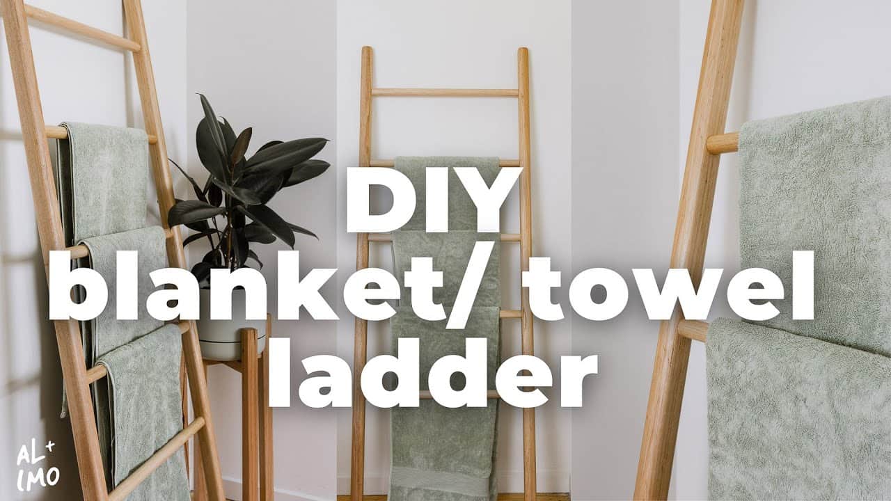 Build Your Own Timber Blanket or Towel Ladder