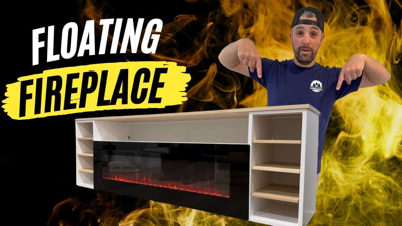 Building a Stunning DIY Floating Fireplace