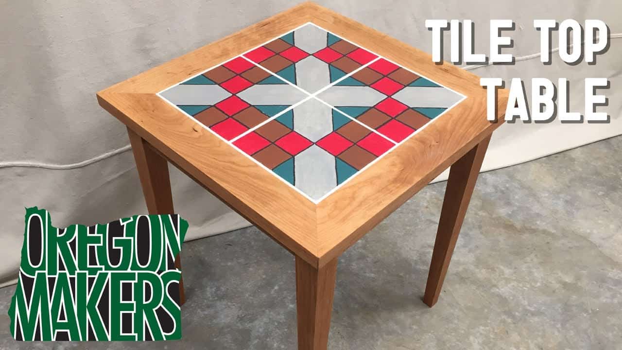 Building a Beautiful Tile Top Table
