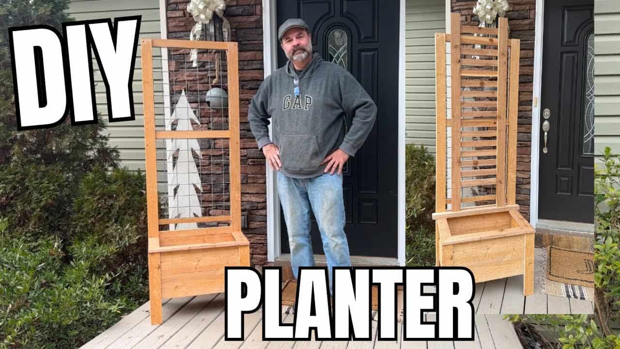 Build Your Own Planter Box and Trellis Combo for a Beautiful Garden