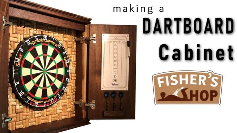 Building a Stylish Dartboard Cabinet for Your Game Room