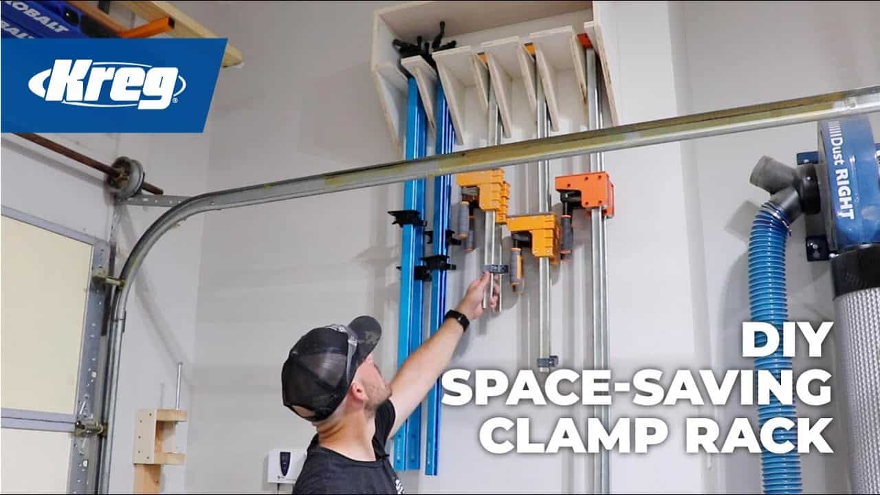 Building a Space-Saving Workshop Clamp Rack