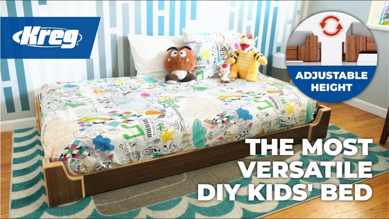 Build an Adjustable Height Kids’ Bed: A Versatile DIY Project