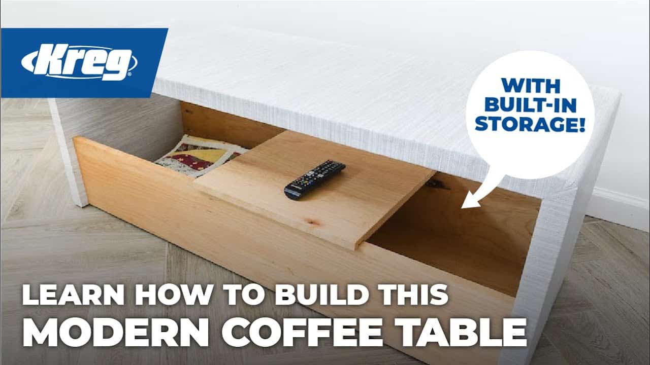 Modern Coffee Table with Storage