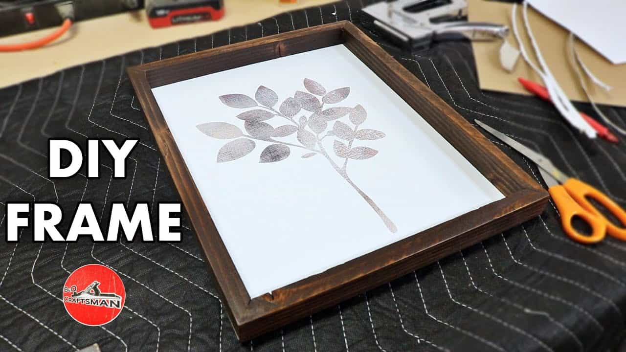 Simple DIY Wood Frames from Scrap Lumber