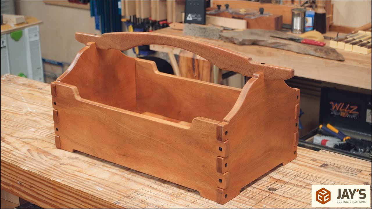 Greene and Greene Style Tool Tote in Mahogany and Ebony