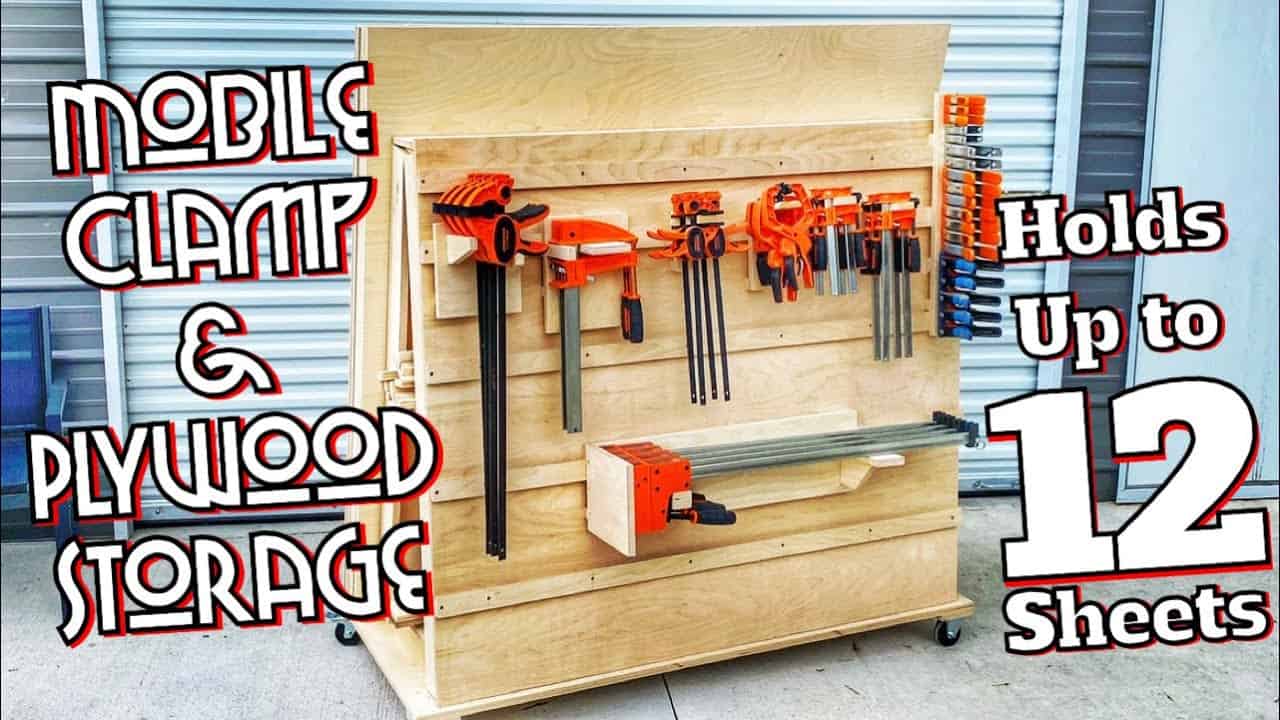 Build Your Own Mobile Plywood Storage Cart with Hidden Features