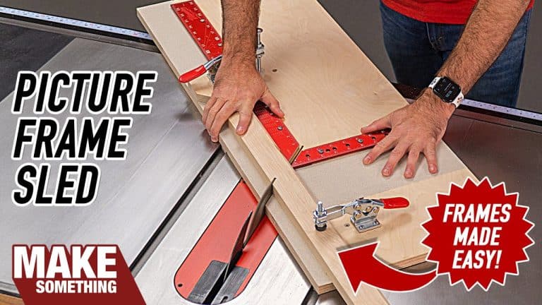 Precision Picture Frame Sled for Flawless Miters