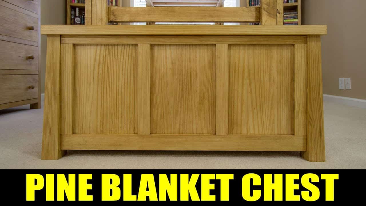 Tongue and Groove Blanket Chest from Dimensional Lumber
