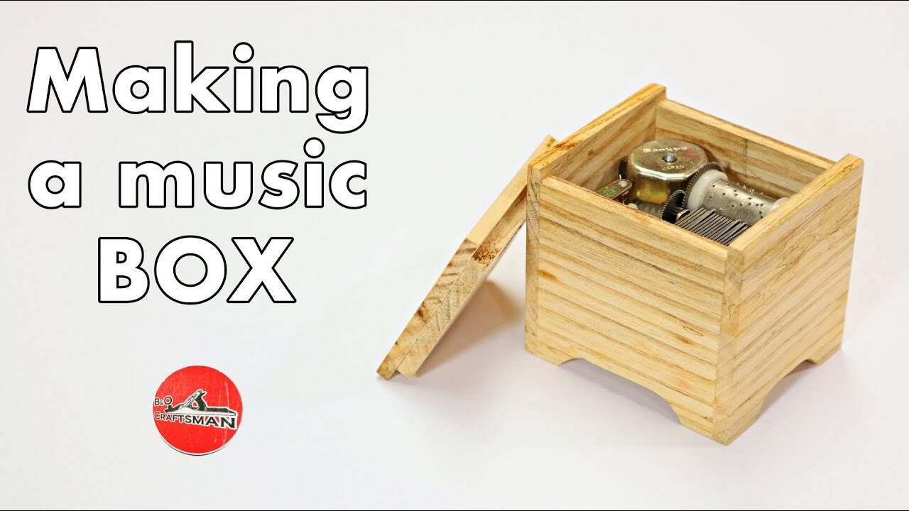 Handcrafted Wooden Music Box with Timeless Appeal