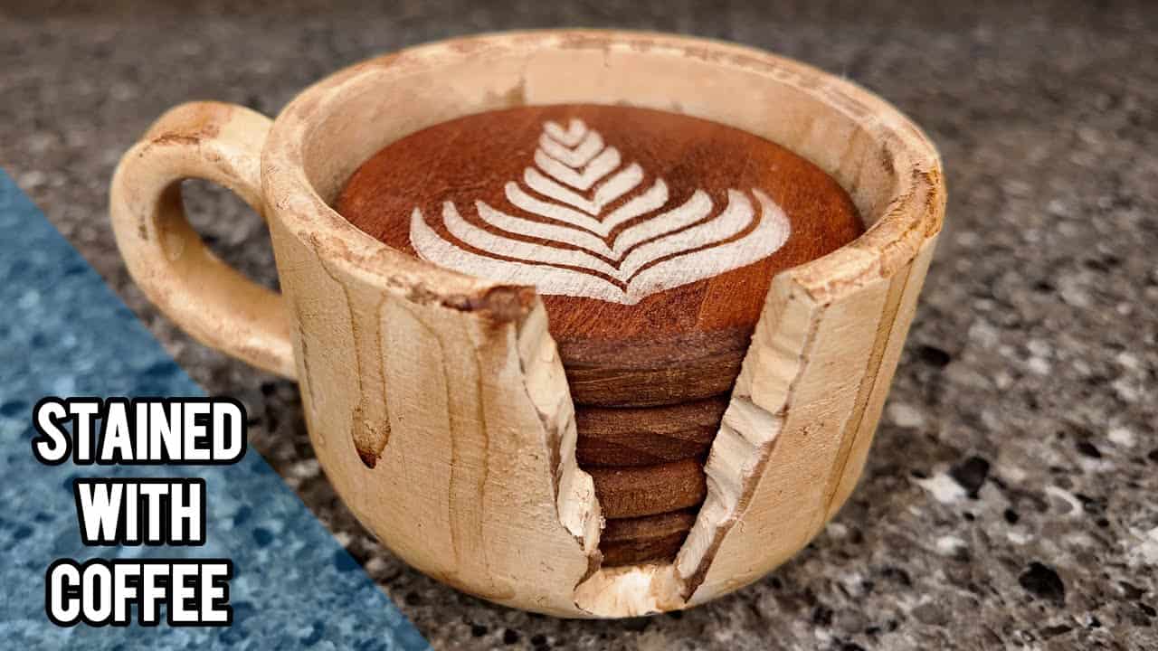 Making Latte Art Coasters