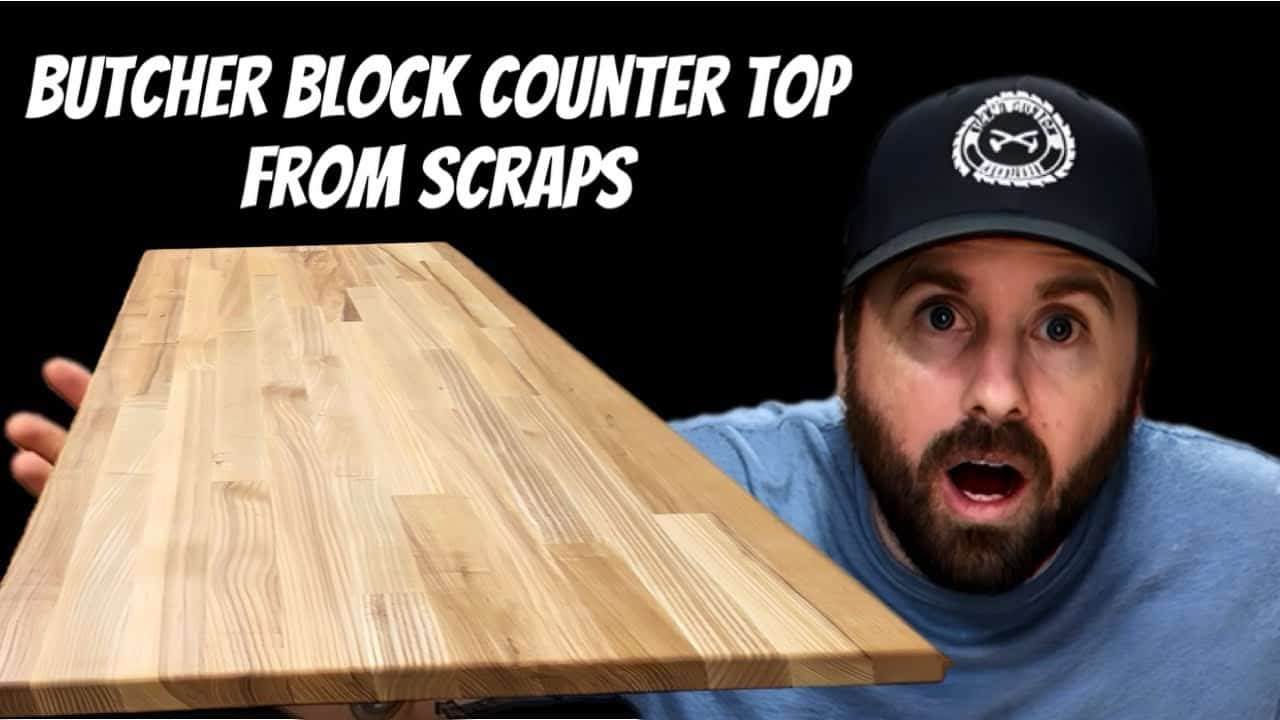 Building a Butcher Block Countertop from Ash Scraps