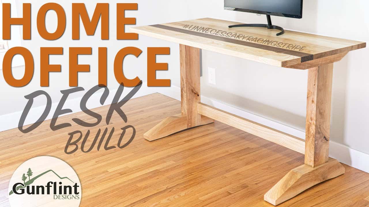 Cantilever Style Desk Build for a Home Office