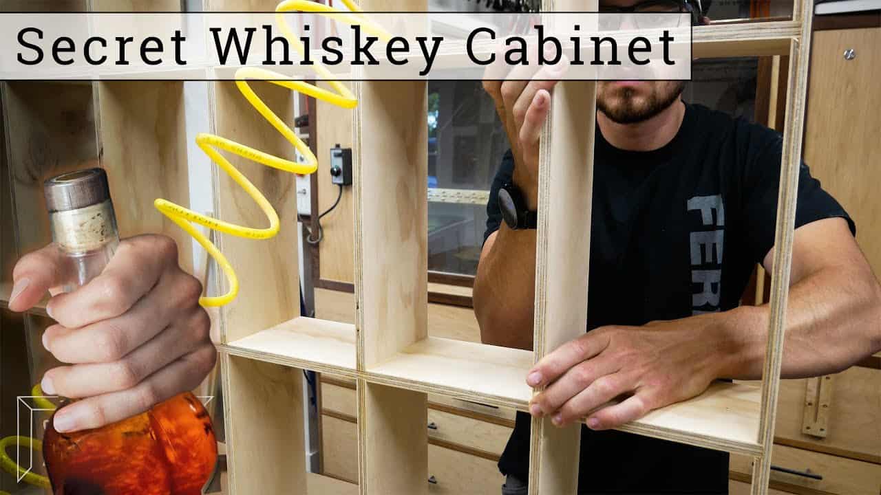 Hidden Whiskey Cabinet Sign