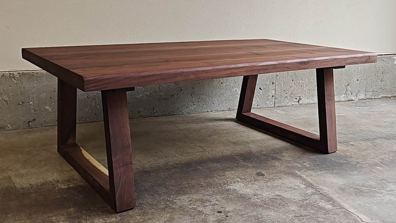 Building a Modern Walnut Coffee Table