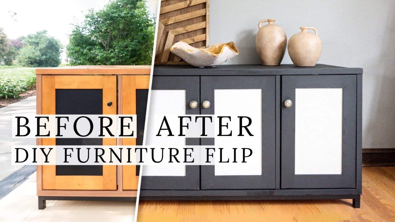 Turning a Thrifted TV Console into a Stylish Focal Point