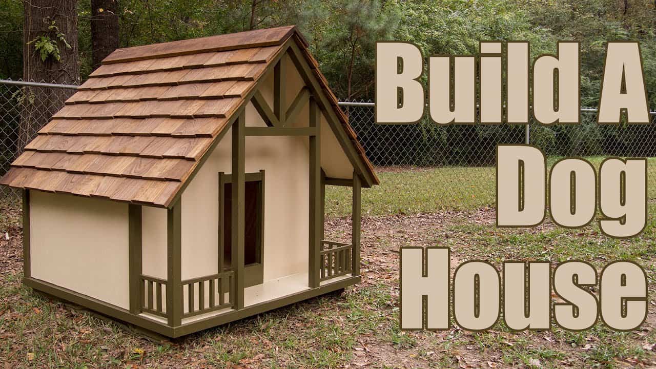 Cozy Wooden Dog House for the Backyard