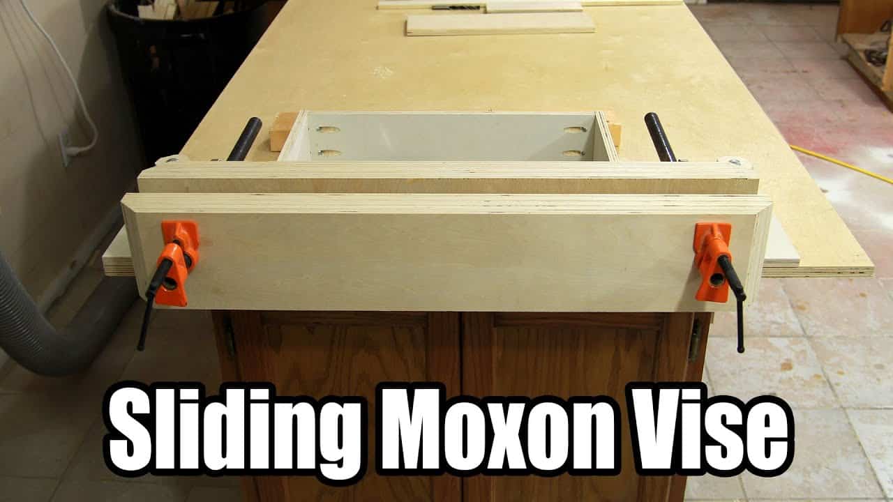 Inexpensive Sliding Moxon Vise for Your Woodworking Bench