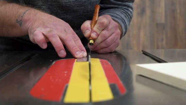Why Jodee Permanently Etched a Line Into His Table Saw Top