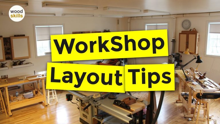 Setting up a Woodworking Shop || Workshop Layout Tips
