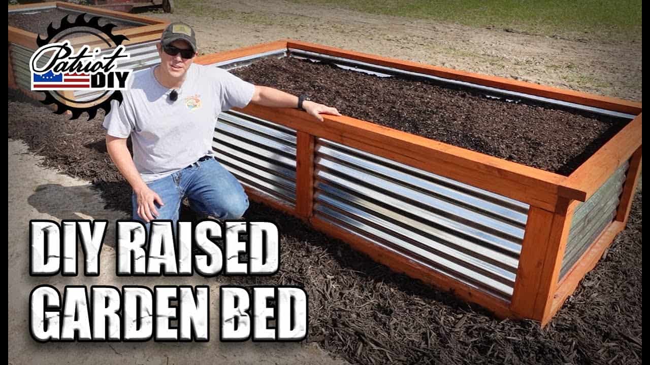Wood and Metal Raised Garden Beds for a Productive Backyard