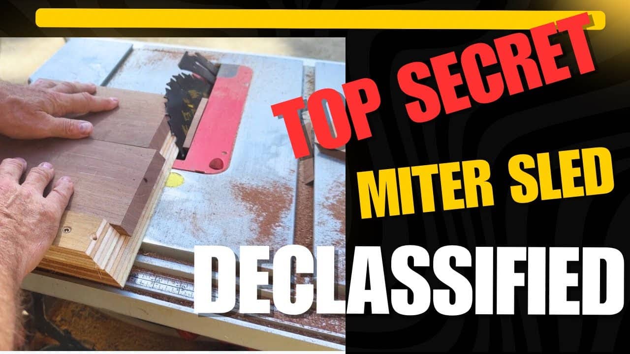 Mini Miter Sled for Perfect Box Corners