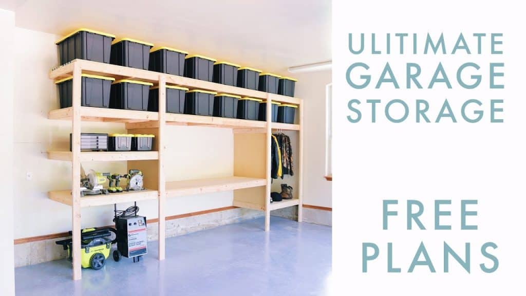 Garage Storage And Workbench System For A Clutter-Free Shop