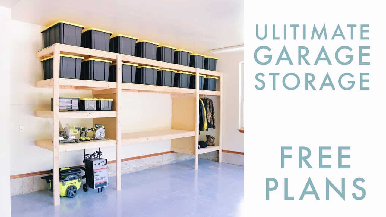 Garage Storage and Workbench System for a Clutter-Free Shop