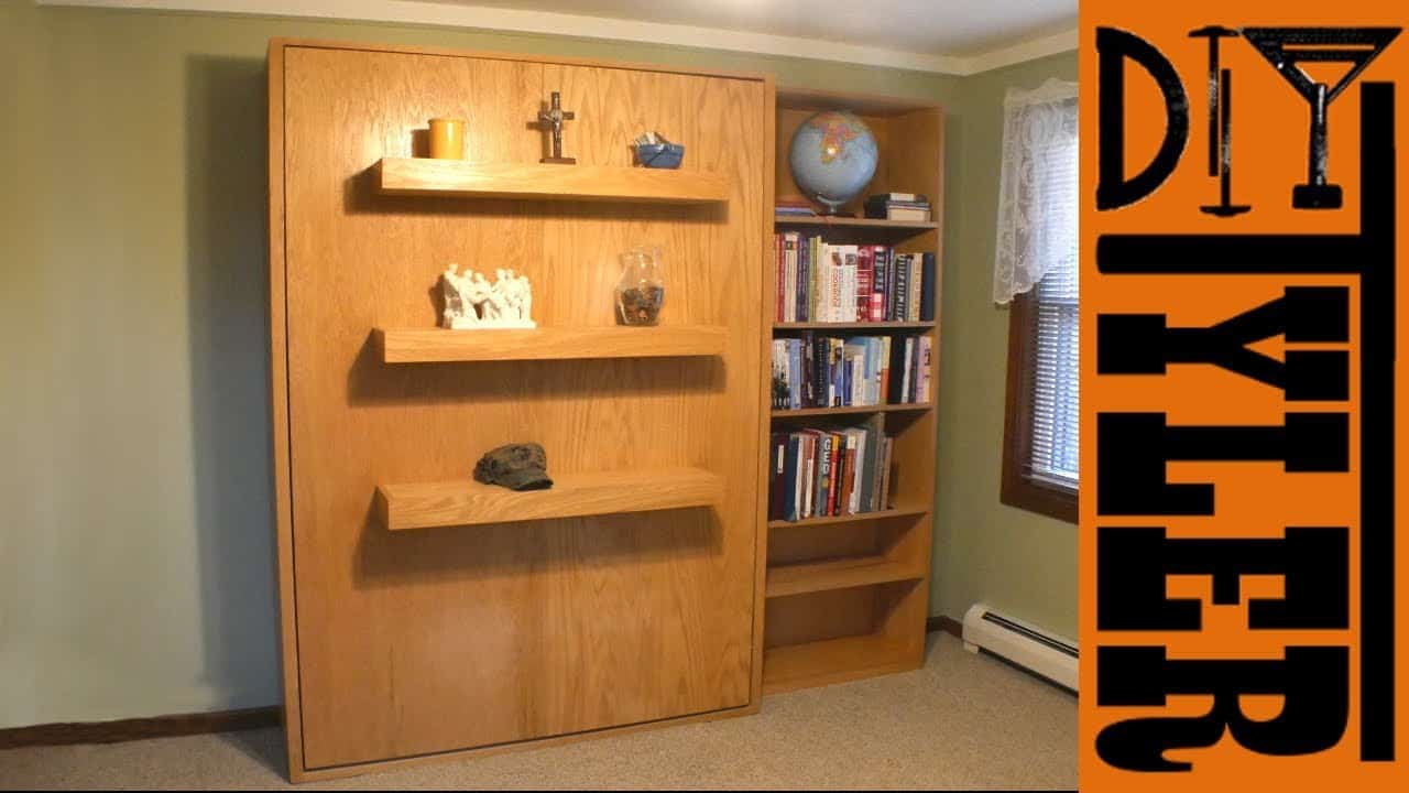 Space-Saving Murphy Bed with Budget Hardware