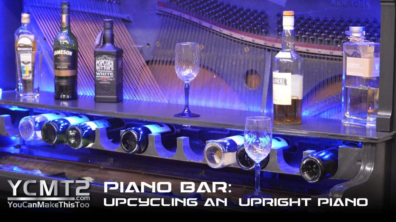 Upcycled Upright Piano Turned Into a Home Bar