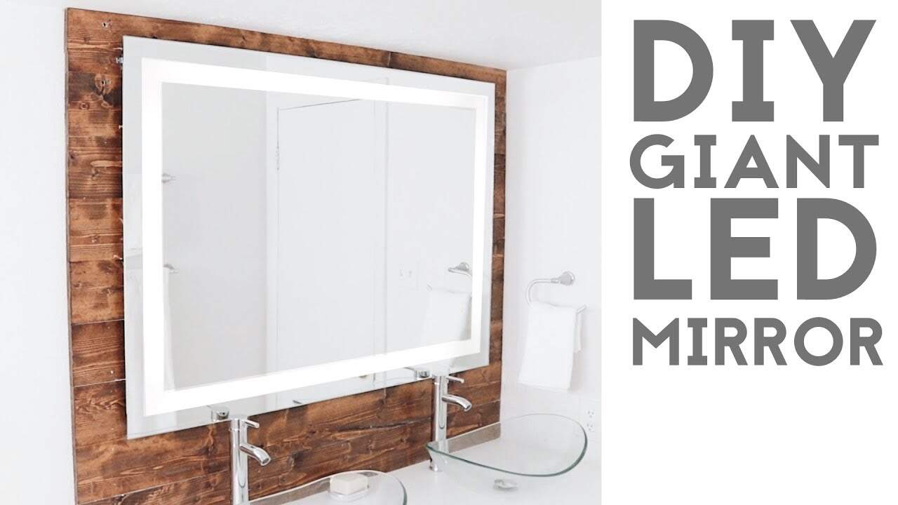 Modern LED-Framed Mirror for Your Bathroom